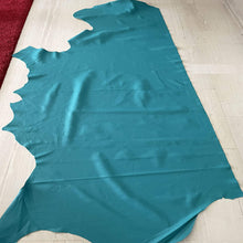 Load image into Gallery viewer, Turquoise Textured Upholstery Half-hide