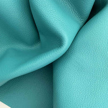 Load image into Gallery viewer, Turquoise Textured Upholstery Half-hide