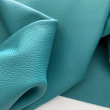 Load image into Gallery viewer, Turquoise Textured Upholstery Half-hide