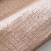 Load image into Gallery viewer, Baby Pink Croco Print Leather