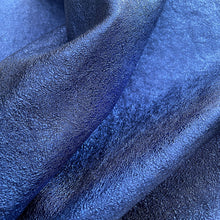 Load image into Gallery viewer, Blue Metallic Leather