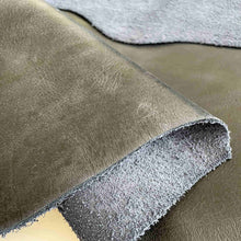 Load image into Gallery viewer, Blue waxed leather