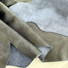 Load image into Gallery viewer, Blue Waxed Crazy Horse Leather