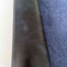 Load image into Gallery viewer, Blue waxed leather