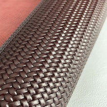 Load image into Gallery viewer, Bordeux Woven Stamped Leather