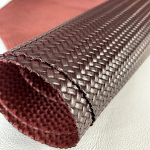 Load image into Gallery viewer, Bordeux Woven Stamped Leather