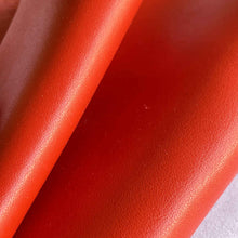 Load image into Gallery viewer, Bright Orange Smooth Cowhide