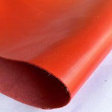 Load image into Gallery viewer, Bright Orange Smooth Cowhide