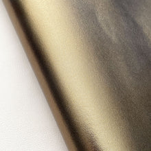 Load image into Gallery viewer, Bronze Metallic Leather