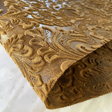 Load image into Gallery viewer, Brown Floral Pattern Leather