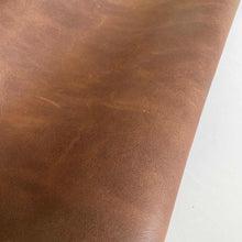 Load image into Gallery viewer, Brown waxed leather