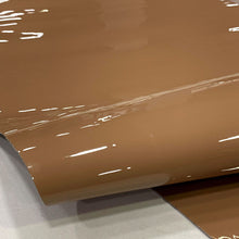 Load image into Gallery viewer, Sand Brown Glossy Leather