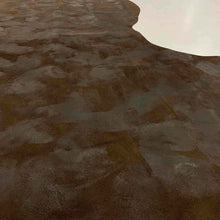 Load image into Gallery viewer, Brown Painted Suede Leather