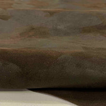 Load image into Gallery viewer, Brown Painted Suede Leather