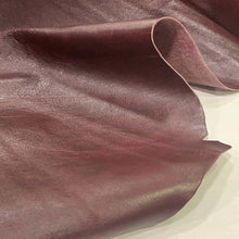 Load image into Gallery viewer, Burgundy Thin Upholstery Leather