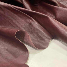 Load image into Gallery viewer, Burgundy Thin Upholstery Leather