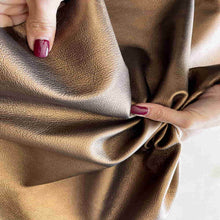 Load image into Gallery viewer, Copper Metallic Textured Leather