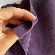 Load image into Gallery viewer, Deep Purple Split Suede