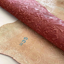 Load image into Gallery viewer, Dusty Rose Floral Leather