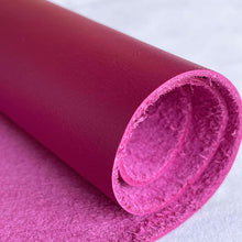 Load image into Gallery viewer, Fuchsia Smooth Cowhide