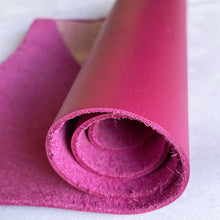 Load image into Gallery viewer, Fuchsia Smooth Cowhide