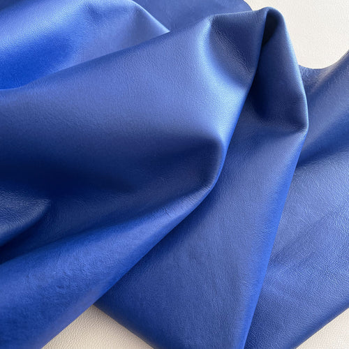 Greek Blue Napa Leather