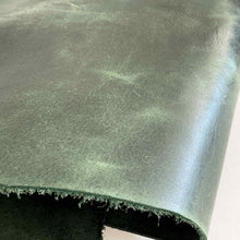 Load image into Gallery viewer, Green Waxed Crazy Horse Leather