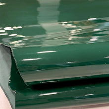Load image into Gallery viewer, Green Glossy Leather