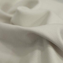 Load image into Gallery viewer, Pure White Textured Upholstery Leather