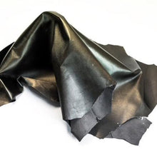 Load image into Gallery viewer, Black Metallic Leather