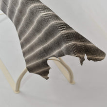 Load image into Gallery viewer, Gray Striped Patterned Ponyskin
