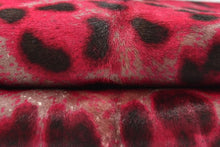 Load image into Gallery viewer, Cherry Leopard Patterned Ponyskin
