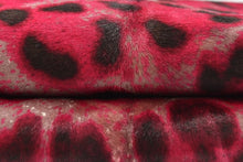 Load image into Gallery viewer, Cherry Leopard Patterned Ponyskin