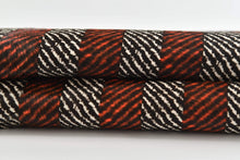 Load image into Gallery viewer, Orange Striped Patterned Ponyskin