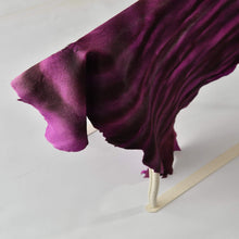 Load image into Gallery viewer, Purple Striped Pony leather 
