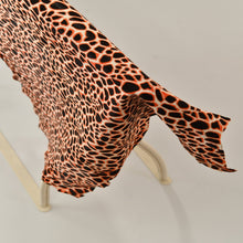 Load image into Gallery viewer, Black&Orange Animal Print Ponyskin