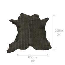 Load image into Gallery viewer, Green Striped Patterned Ponyskin