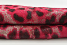 Load image into Gallery viewer, Cherry Leopard Patterned Ponyskin