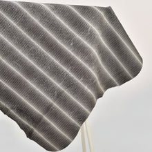 Load image into Gallery viewer, Gray Striped Patterned Ponyskin