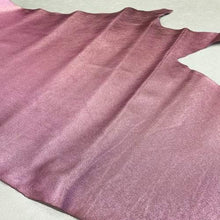Load image into Gallery viewer, Pink Vintage Metallic Leather
