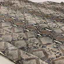 Load image into Gallery viewer, Brown Grey Snake Print