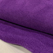 Load image into Gallery viewer, Real Purple Split suede leather