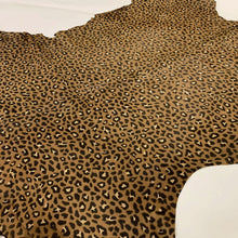 Load image into Gallery viewer, Light Brown Leopard Pony leather