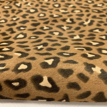 Load image into Gallery viewer, Light Brown Leopard Pony leather