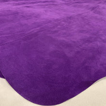 Load image into Gallery viewer, Real Purple Split suede leather