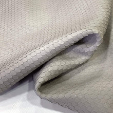 Load image into Gallery viewer, Light Grey Fishscale Leather