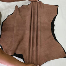 Load image into Gallery viewer, Puce Strech Suede Lambskin