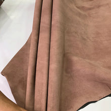Load image into Gallery viewer, Puce Strech Suede Lambskin