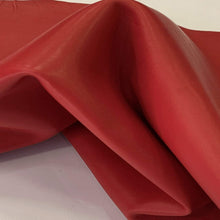 Load image into Gallery viewer, Red Stretch Napa leather