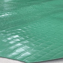 Load image into Gallery viewer, Mint Croco Print Leather